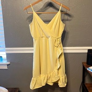 Altar’d state medium yellow midi dress